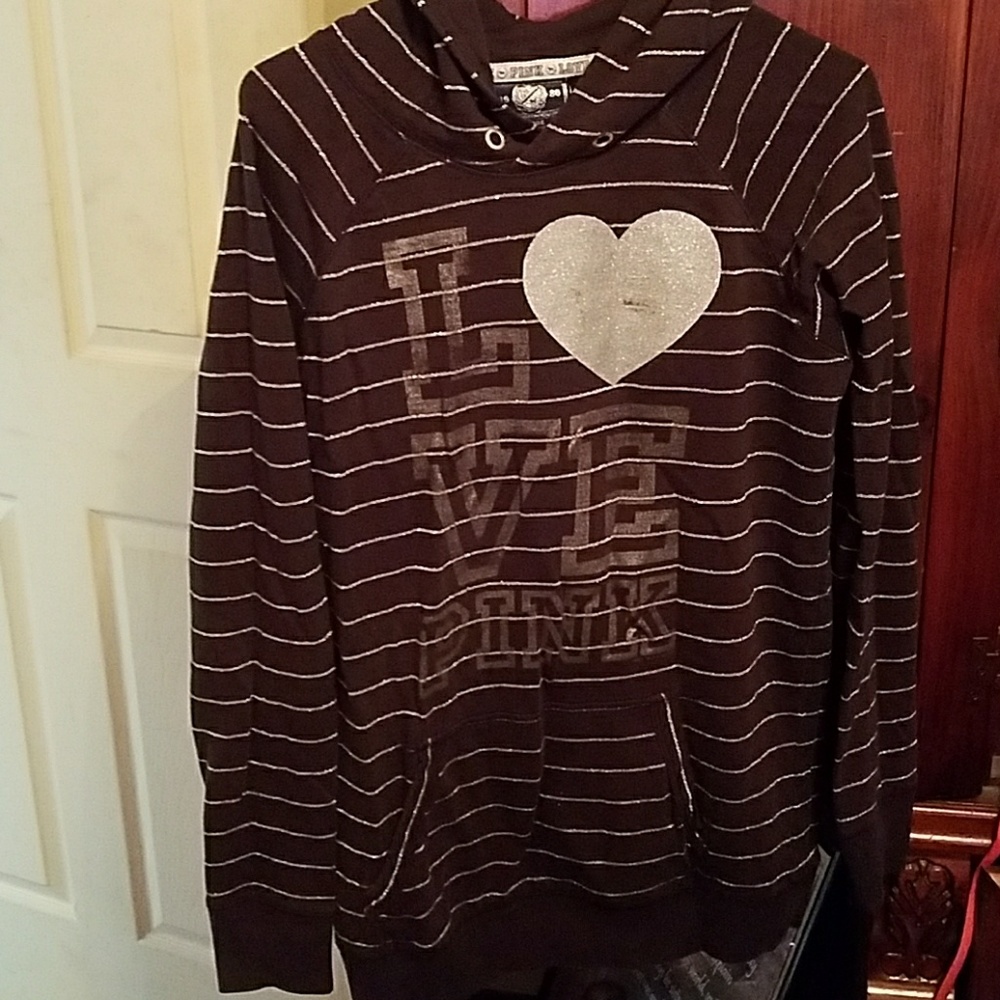 PINK black hoodie
